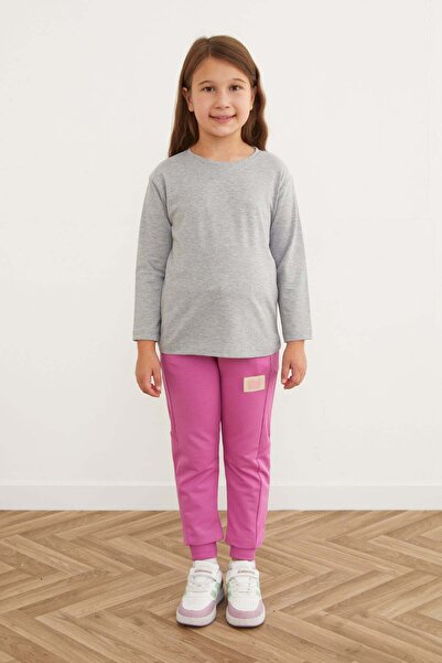 Fulla Moda Pantaloni de sport pentru fete Jogger cu armă și talie elastică