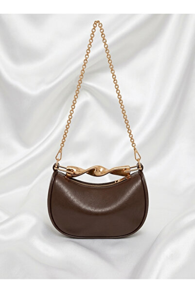 Gogoey New Season Women's Hand and Shoulder Bag with Gold Detail