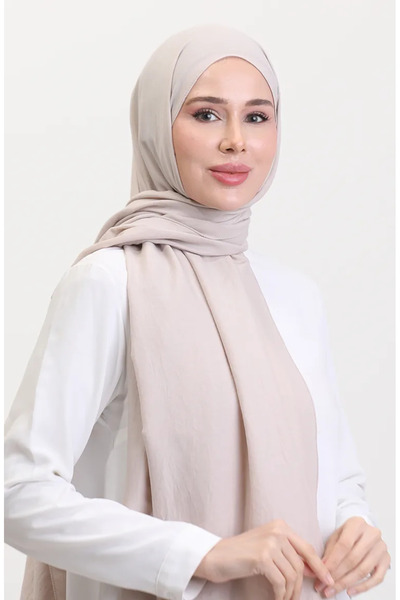 sefamerve Cotton Caz Şal 70257-11 Taş