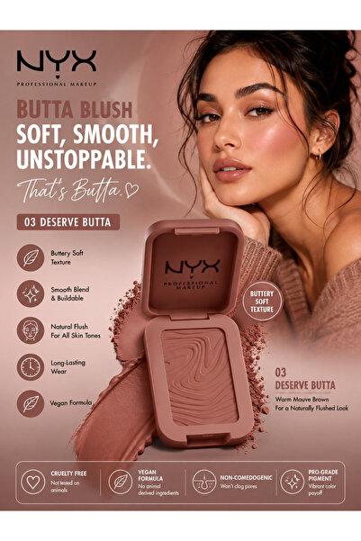 NYX Professional Makeup برونزر باتر ميلت باللون 03 ديسيرف بوتا.