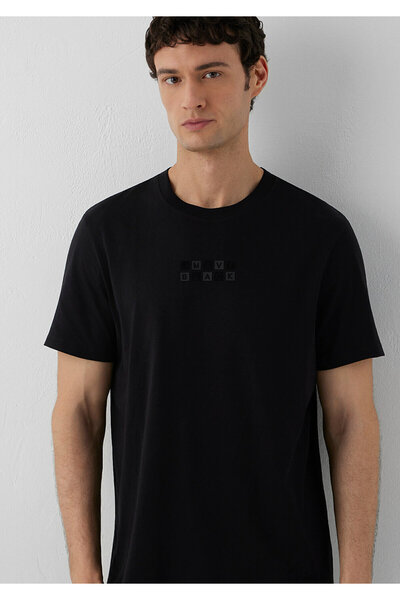 Mavi Black T-Shirt Regular Fit / Normal Cut 0613532-900