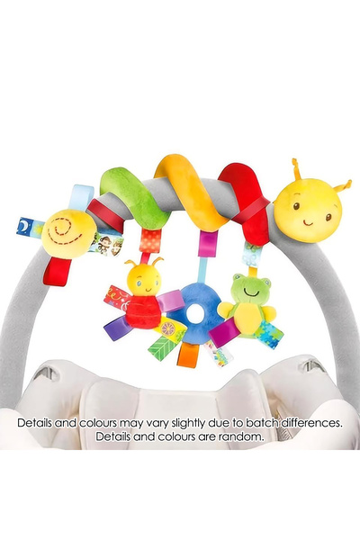 Choice Caterpillar-wind 0~24 Months Baby Rattles Soft Plush Toys Foot Wrist R...