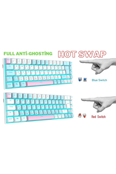 MEGALODON Red Switch R10 Mekanik Oyuncu Klavyesi Full Anti-Ghosting Türkçe Q ...