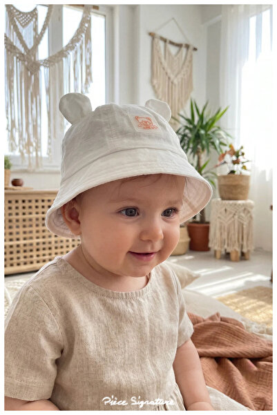 PIECE SIGNATURE The Sweetest Protector of Summer: Bucket Hats with Ears for B...