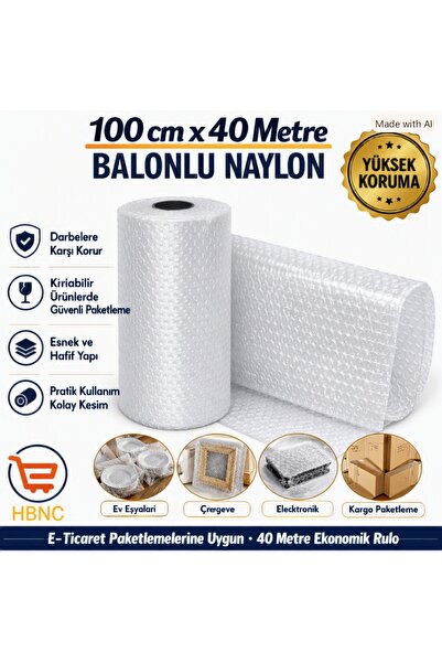 HBNC E-ticaretçilere Uygun 1.kalite Balonlu Eşya Koruma Naylon Patpat 100cmx ...