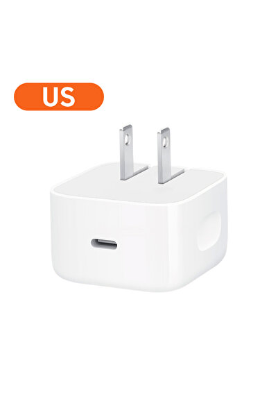 Choice1 شاحن أمريكي 40 واط بمنفذ واحد من نوع C بتقنية PD40w للشحن السريع للهو...