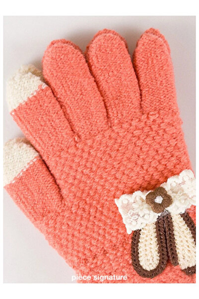 PIECE SIGNATURE 100% Acrylic Children's Gloves with Accessories (Age 3-6)