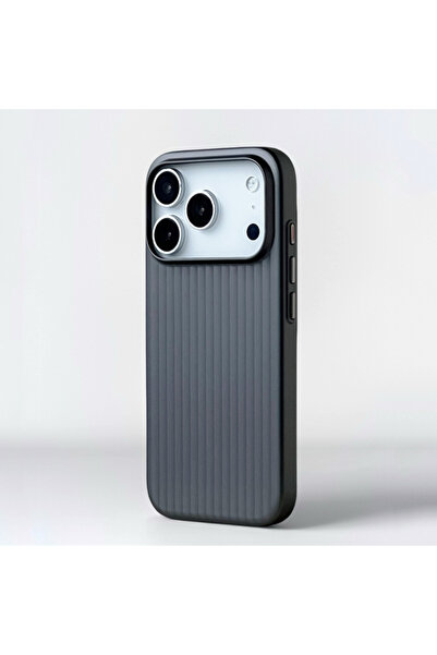Choice21 iPhone17 Pro black Fashion Plating Luggage Stripes For MagSafe Phone...