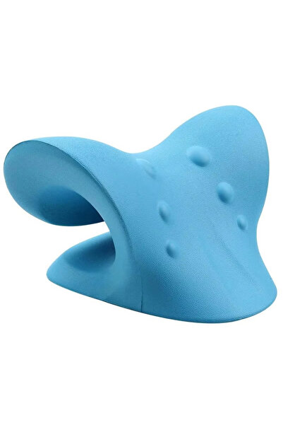 Choice blue Neck And Shoulder Relaxer Cervical Chiropractic Traction Device A...