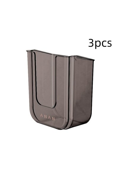 Choice4 3pcs grey Wall Mounted Wet Wipes Dispenser Self-Adhesive Holder Kitch...
