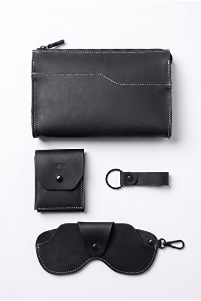 NZCLUB 100% Genuine Crazy Cowhide Leather (Handbag, Wallet, Glasses Case, Key...