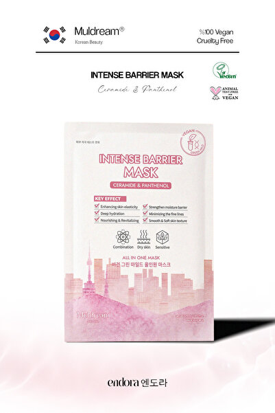 Muldream Intense Barrier Mask Paper Face Mask Dry and Sensitive Skin Repair B...