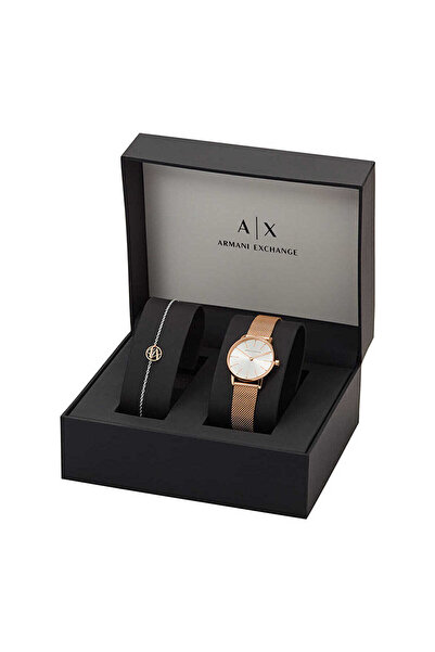 Armani Exchange AX7121 Kadın Kol Saati ve Bileklik Seti