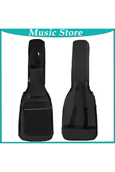 Choice Electric Guitar Gig Bag Black Waterproof Guitar Case Double Strap Padd...