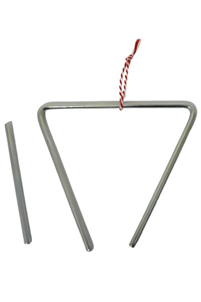 Temel Orf Aletleri Triangle Çelik Üçgen Zil 14 cm 5 İnç