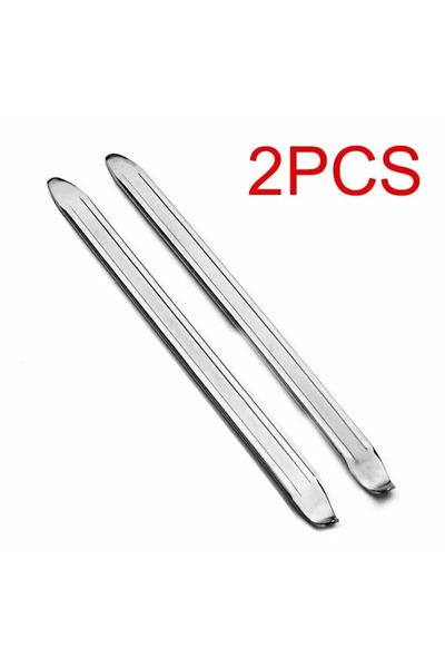 Choice1 2pcs Car Tire Wrench Removal Tool Steel Spoon Tire Iron Rim Opener Le...