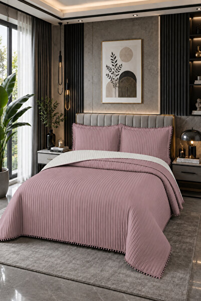 Bella Home طقم مفرش سرير مزدوج من سوفيا بومبون - 260x240 سم