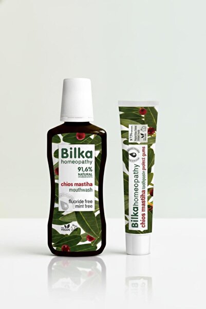 Bilka Homeopathy Chios Mastiha Ağız Bakım Seti | Florürsüz Diş Macunu ve Mastika Özlü Ağız Gargarası