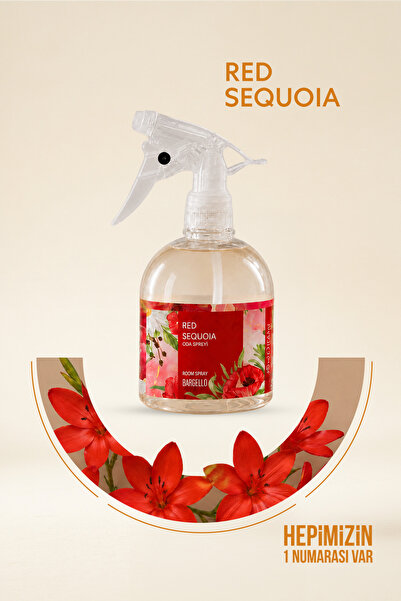 Bargello RED SEQUOIA 485 ml PLASTİK SPREY ORTAM KOKUSU
