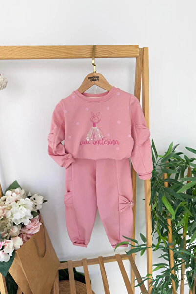 Minigimin Cicileri Set de 2 bucăți pentru fetiță cu model de balerină drăguță...