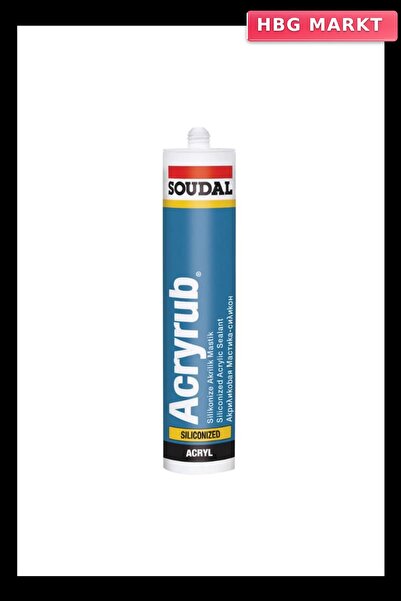 Soudal Silikonize Mastik Yapıştırıcı Siyah 500gr Su Geçirmez