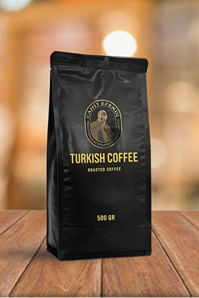 Cahit Efendi Türk Kahvesi 500gr. Sert Içim Kraft Ambalajında Özel Seri Öğütül...