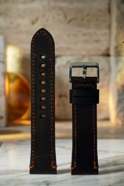 beroo straps 22mm Hakiki Deri Saat Kordonu Premium Klasik Saat Kayışı Dayanık...