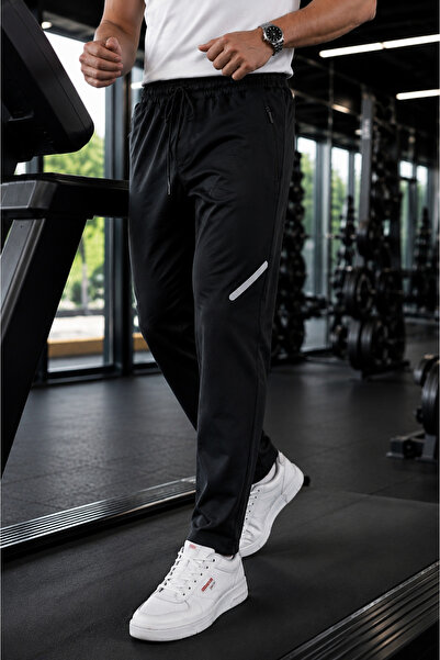 Demente Paraşüt Kumaş Slim Fit Gym ve Fitness Eşofman Altı