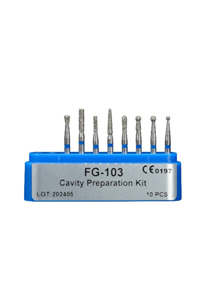Choice14 FG103 Dental Diamond FG Burs Drills Set Dentist High Speed Handpiece...