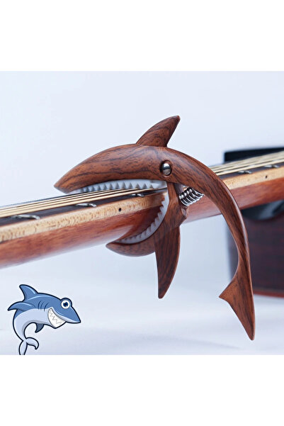 Choice Wood capo High Quality Zinc Alloy Metal Shark Guitar Capo Acoustic Ele...