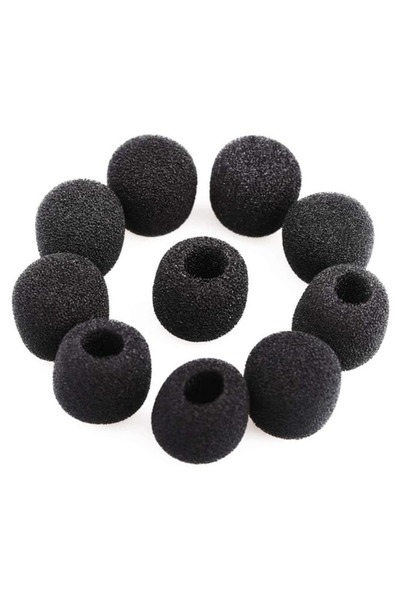 Choice 10pcs Ivinxy 10PCS Microphone Windscreen Sponge Cover Headset Mic Foam...