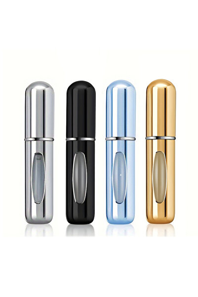 Choice1 4 قطع زجاجات صغيرة قابلة لإعادة التعبئة سعة 5 مل، بخاخ عطر محمول من ا...
