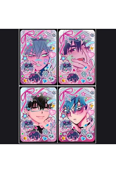 Choice alien card-4pcs Alien Stage Anime 3inch Till Ivan Small Card Photo Car...
