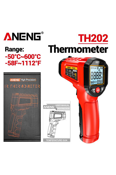 Choice1 ANENG TH202 Red ANENG TH202 50‑600℃ High Precision Infrared Thermomet...