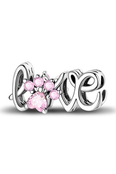 Choice KTC1267 Pink Charms Original 925 Sterling Silver Heart Bow Perfume Bot...