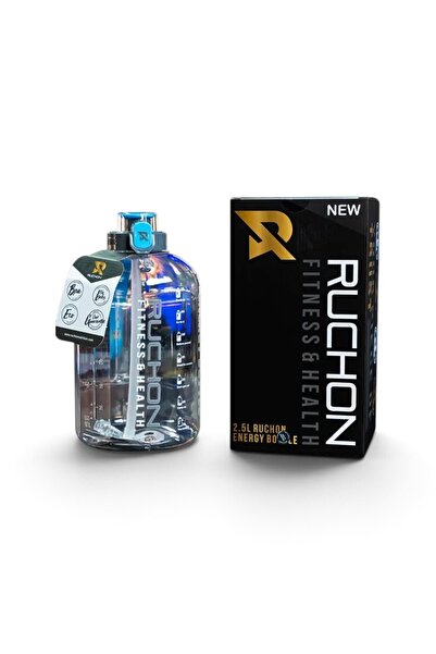 RUCHON NUTRITION Ruchon 2.5 L Motivasyonel Sporcu Matara Tritan BPA Free