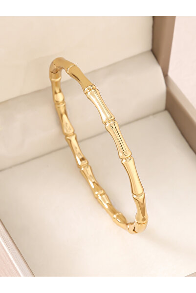Choice 58-60mm B 1pc 18K Gold Plated Stainless Steel Stackable Bracelet With ...