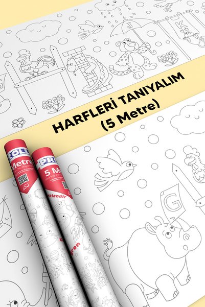 Proll Letters Giant Coloring Paper 5 Meters