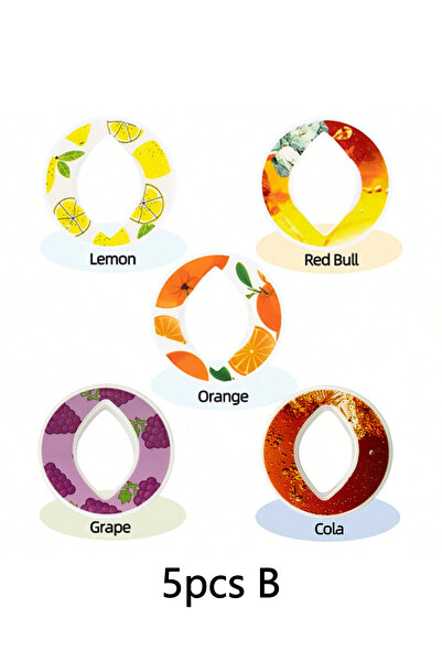 Choice Oval 5pcs B 7/5pcs Bear Fruit Drink Flavor Flavor Pod Creative 0 Sugar...