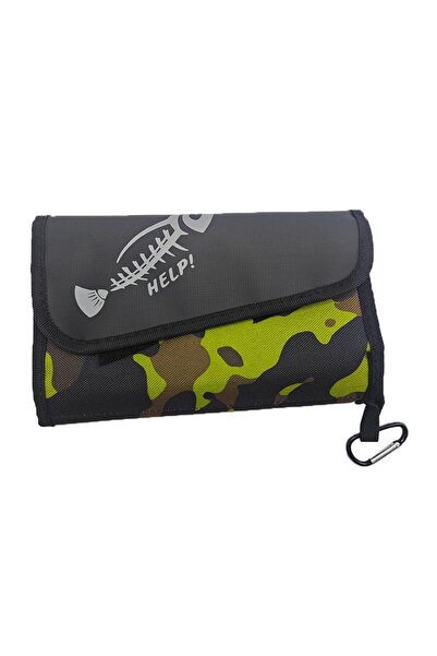 Choice Camouflage green Luya Fake Bait Bag PVC Inner Bag Partitioned Waterpro...