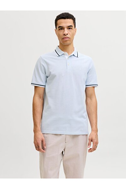 Jack & Jones Μονόχρωμο Πόλο Σερφάρι "