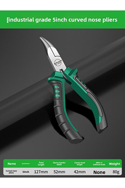 choice2 Curved nose pliers 5inch Mini Multifuncational Pliers, Electrician Sp...