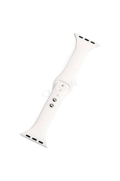 Quse Apple Watch İnce Silikon Kordon – Beyaz – 41mm/40mm/38mm & Series 10/11 ...