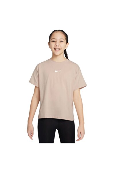 Nike G NSW TEE BOY ESSNTL LBR FZ5539-126 Μπεζ
