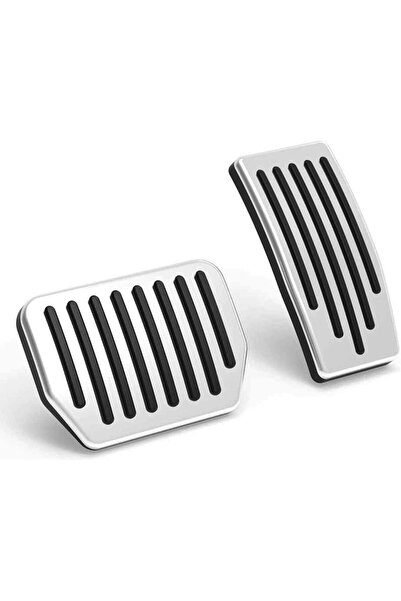 Choice Silver For Tesla Performance Pedal Pads Cover Foot Aluminum Non-Slip P...