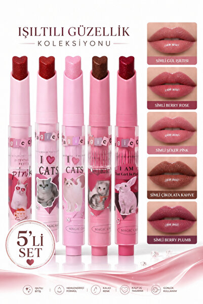 Gege Bear Korean Hearted Jelly Lipstick Set