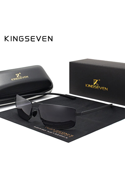 Choice3 Black Gray KINGSEVEN Brand Design Sunglasses Men Driving Square Frame...