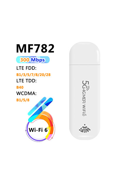 choice2 MF782D WiFi 6 TIANJIE 4G LTE Wifi Router USB Portable Modem With Hots...