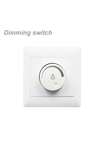 Choice Beige New 220V Light Dimmer Switch Adjustable Brightness Controller Fo...