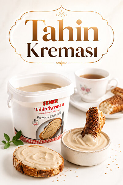 Şener TAHİN KREMASI KREM HELVA KAHVALTILIK 400 GR